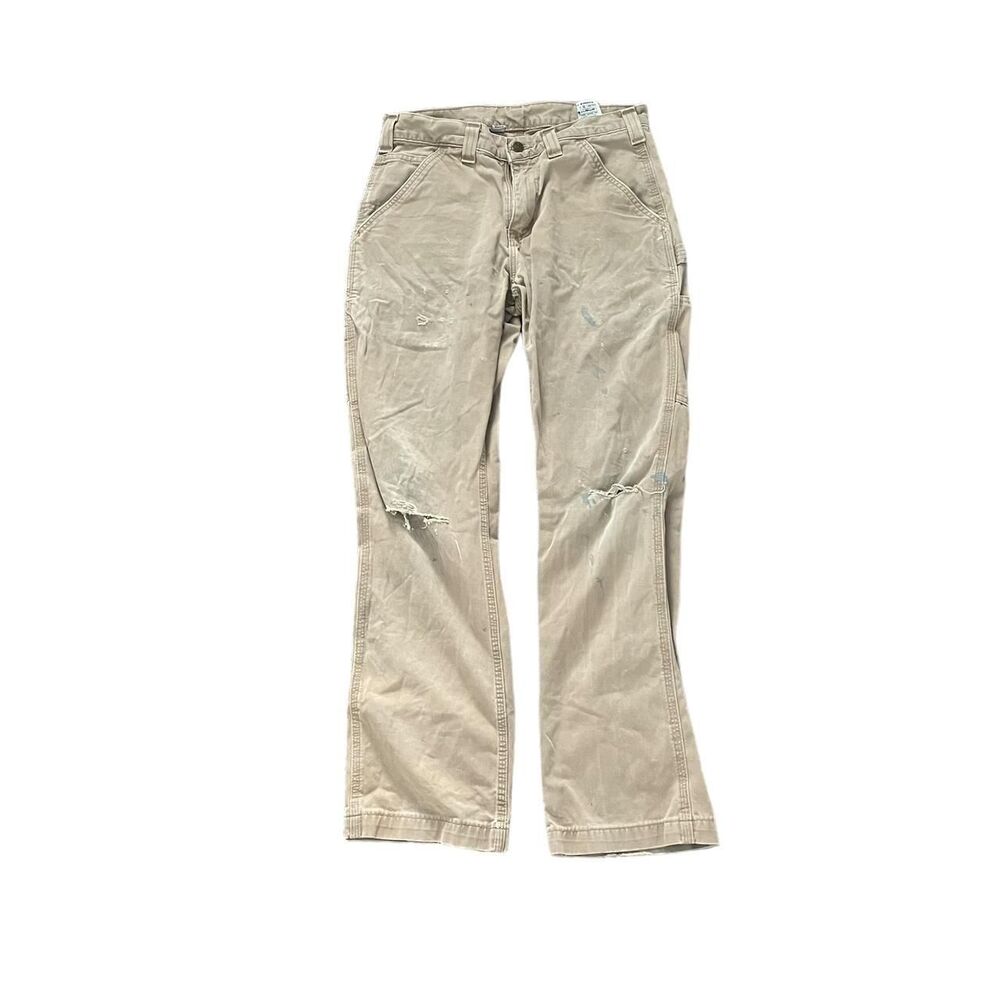 Carhartt Men's Tan and Cream Jeans